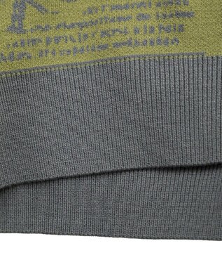 Green Parks ・ｆｕｒｒｙ　ｒａｔｅ　ジャカードニットプルオーバ Yellow