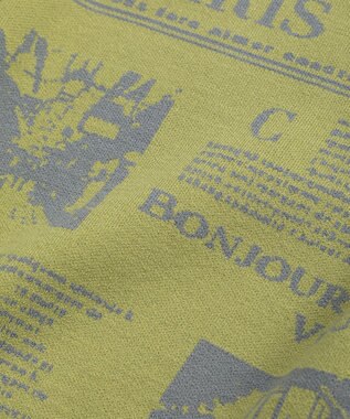 Green Parks ・ｆｕｒｒｙ　ｒａｔｅ　ジャカードニットプルオーバ Yellow