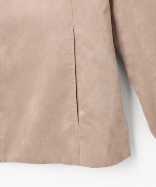 J.PRESS LADIES ライトマイクロスエード ブルゾン ベージュ系