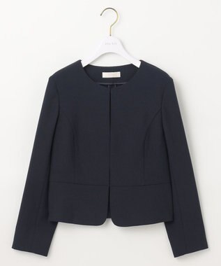 ANY SIS L 【UVカット / 接触冷感 / 吸水速乾】スマートビューティストレッチ ショートノーカラージャケット ネイビー