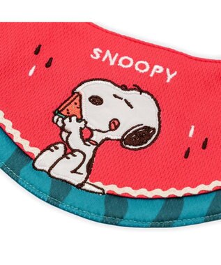 PET PARADISE スヌーピー クールバンダナ 《スイカ柄》 中型犬 大型犬 レッド