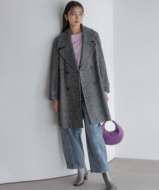 組曲 スクエアトゥショートブーツ シルバー系