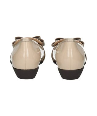 Bridget Birkin ＜2E＞【Bridget Birkin Walk】グログランリボンオペラパンプス ベージュエナメル