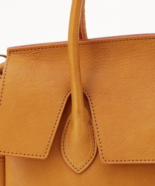 UNBILLION 【テレビ ドラマ着用アイテム】perche 姫路オイルレザーフラップ付きトートバッグS キャメル