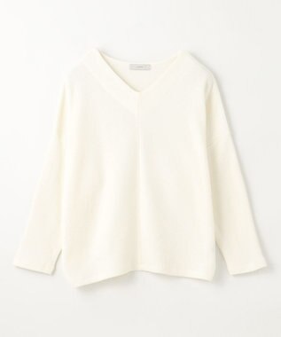 ANY 【洗濯機可能】Vネックニットソー オフ