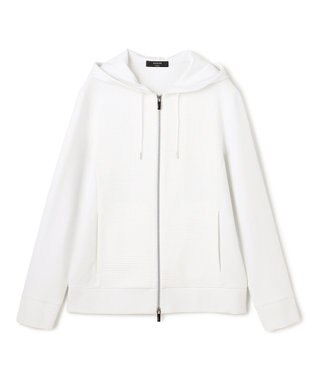 JOSEPH HOMME 【オリジナル素材 】ライトタックジャージー   ジップアップフーディー ホワイト系