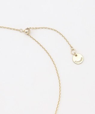 J.PRESS LADIES メタルコンビ ダブルリング ネックレス ウスゴールド系