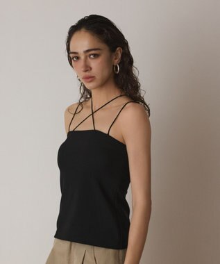 GRACE CONTINENTAL テレコベアトップ ブラック