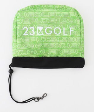 23区GOLF 【UNISEX】オリジナル変形ロゴ アイアンカバー グリーン系5