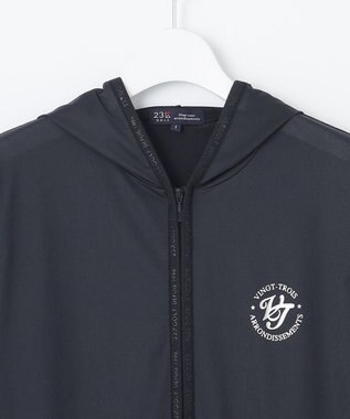 23区GOLF 真夏ゴルフにも最適【WOMEN】【UVケア】３０Ｄカノコ インナーパーカ ネイビー系