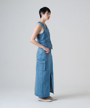 Ripo trenta anni DENIM CARGO SK デニムスカート BLUE