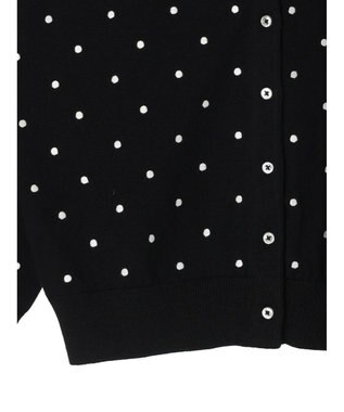 AMERICAN HOLIC Ｄｏｔモックネックニットカーディガン Dot