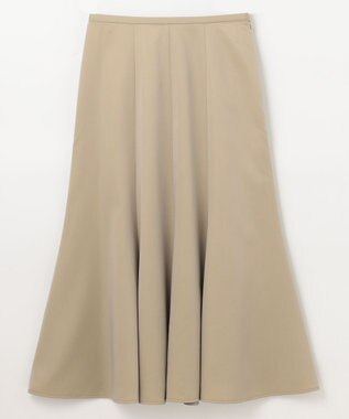 GRACE CONTINENTAL サテンマーメイドスカート ベージュ