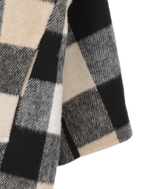 Green Parks シャギーノーカラーコート Beige