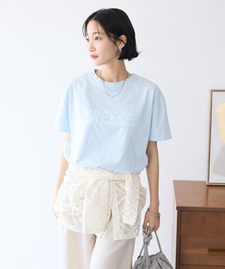 CRAFT STANDARD BOUTIQUE ヴィンテージ加工ロゴTEE Sax