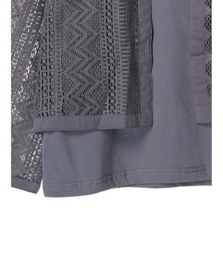 Green Parks ＳＥＴ２点　レースカーデ＋タンクトップ Dark Blue