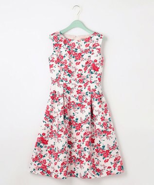 TOCCA 【洗える】WANDERING FLOWER ドレス レッド系5