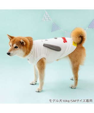 PET PARADISE スヌーピー 顔ボン トレーナー 中型犬 大型犬 ホワイト
