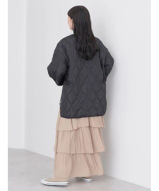 earth music&ecology キルティングハーフブルゾン Black