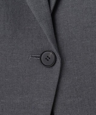 ICB 【接触冷感・UVケア・撥水・洗える】LooseWeave クロップドジャケット チャコール系