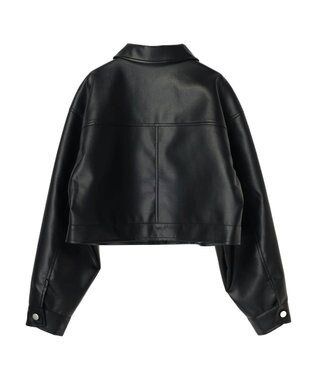 Green Parks ・ＥＬＥＮＣＡＲＥ　ＤＵＥ　合皮Ｇジャン Black