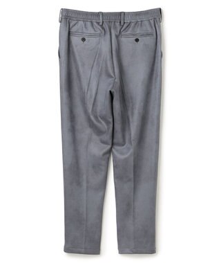 JOSEPH HOMME 新素材【ストレッチ/光沢感】レザーライクジャージードロスト付きテーパードパンツ / PEGG CONVERTIBLE ライトグレー系