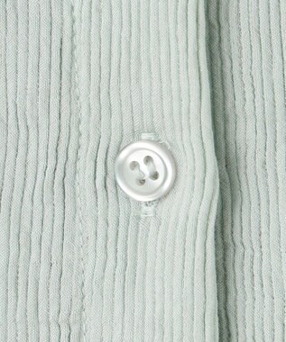 Feroux ナチュラルタッチ 楊柳 シャツ グリーン系