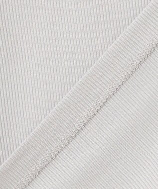 ANY 袖ドットチュールコンビインナー ライトグレー