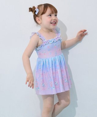 ANY KIDS 【UVカット】フリルワンピース水着