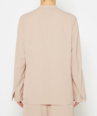 uncrave 【接触冷感・撥水・洗濯機洗い可】クールタッチツイル ジャケット（uncrave STANDARD） ピンクベージュ