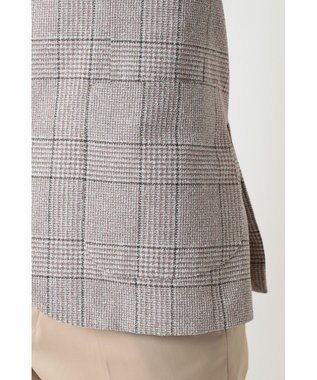 DAKS マイクロブークレーチェックジャケット ライトグレー