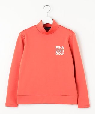 23区GOLF 冬の暖か名品トップス【WOMEN】ストレッチ 裏フリース ローズ系