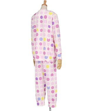 tsumori chisato SLEEP ツモリチサト パジャマ 長袖 長ズボン ルームウェア 綿100%(本体) 天竺素材 薄手 上下セット かぶりタイプ tsumori chisato SLEEP UDX554 /ワコール ピンク