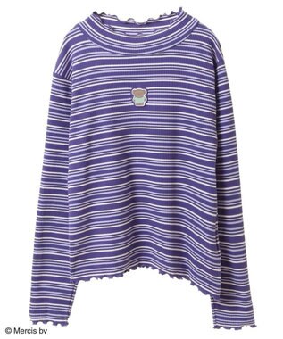 Green Parks Ｍｉｆｆｙ／マルチボーダープルオーバー Purple