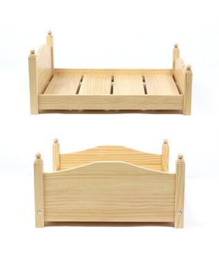 PET PARADISE ペットパラダイス ペット木製ベッド＆花柄布団 ベッド＆花柄布団セット