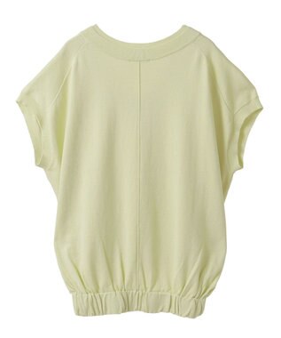 CRAFT STANDARD BOUTIQUE バックギャザーＶネックニットベスト Light Yellow