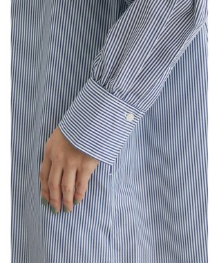 Green Parks アソートシャツワンピース Stripe Navy