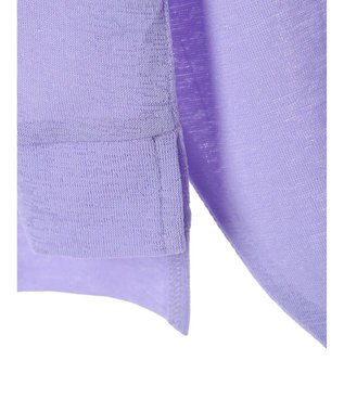 Green Parks Ｖネックシアーカットカーディガン Purple