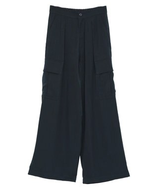 AMERICAN HOLIC サテンカーゴパンツ Navy