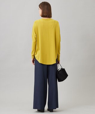 ICB 【洗える】ヴィスコースワイド プルオーバー イエローオーカー系