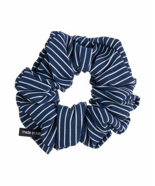 ACCA ストライプシュシュ ネイビー