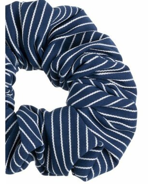 ACCA ストライプシュシュ ネイビー