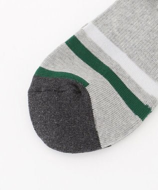 23区GOLF 【MEN】ロゴ ショートソックス ライトグレー系