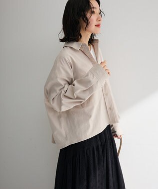 Green Parks ワークシャツジャケット Light Beige