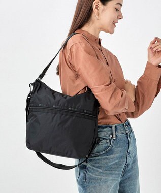 BUCKET SHOULDER BAG/リサイクルドブラックJP / LeSportsac