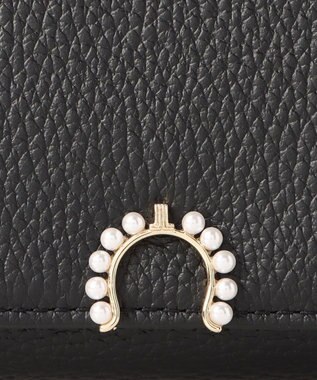 LANVIN en Bleu サンドニ 二つ折り中Lファスナー財布 ブラック