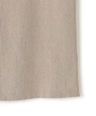 uncrave リブニット カップ付きキャミソール グレージュ