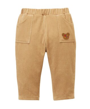 MIKI HOUSE HOT BISCUITS 【80-120cm】 ストレッチニット コーデュロイパンツ ベージュ