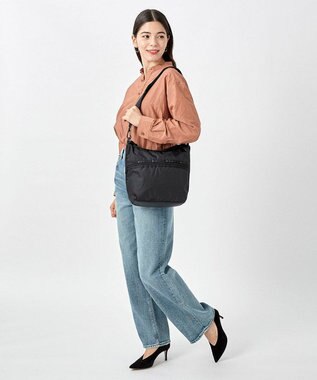 BUCKET SHOULDER BAG/リサイクルドブラックJP / LeSportsac 