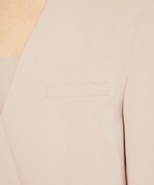 uncrave 【接触冷感・撥水・洗濯機洗い可】クールタッチツイル ジャケット（uncrave STANDARD） ピンクベージュ